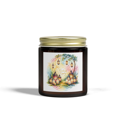 Coconut Apricot Scented Candles - Cozy Lantern Vibes (4oz)