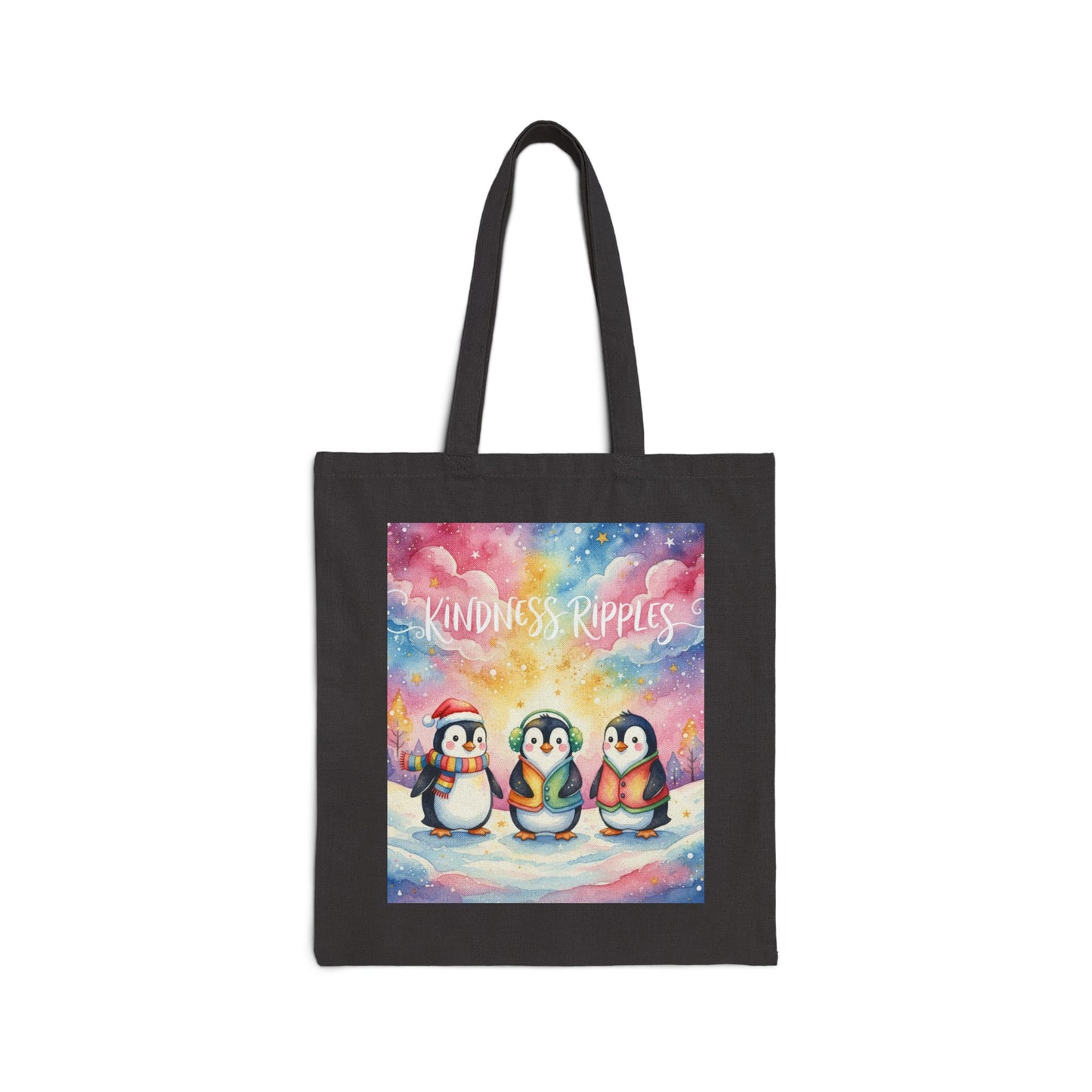 Whimsical Penguin Kindness Tote Bag