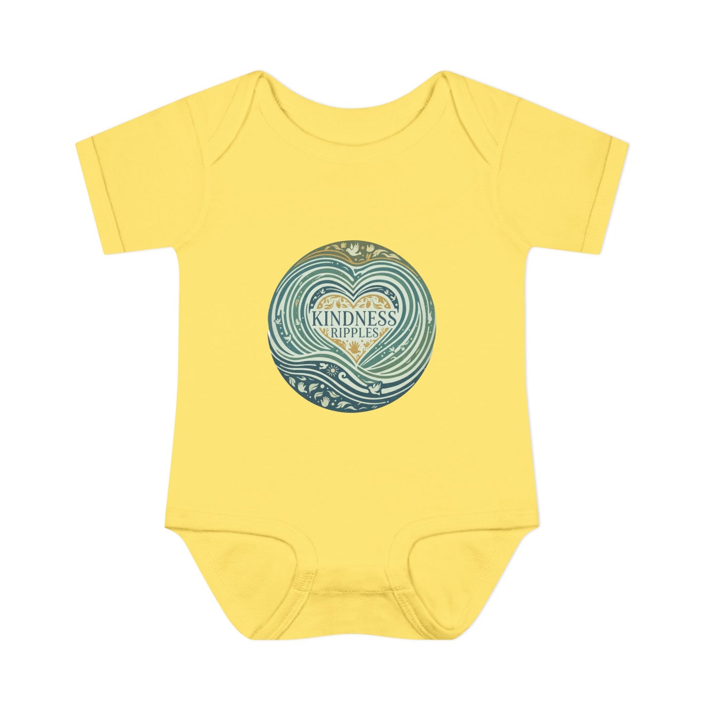 Kindness Ripples Infant Baby Bodysuit - Cute Baby Clothes for Newborns