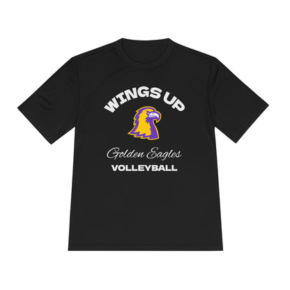 Wings Up Golden Eagles Volleyball Tee