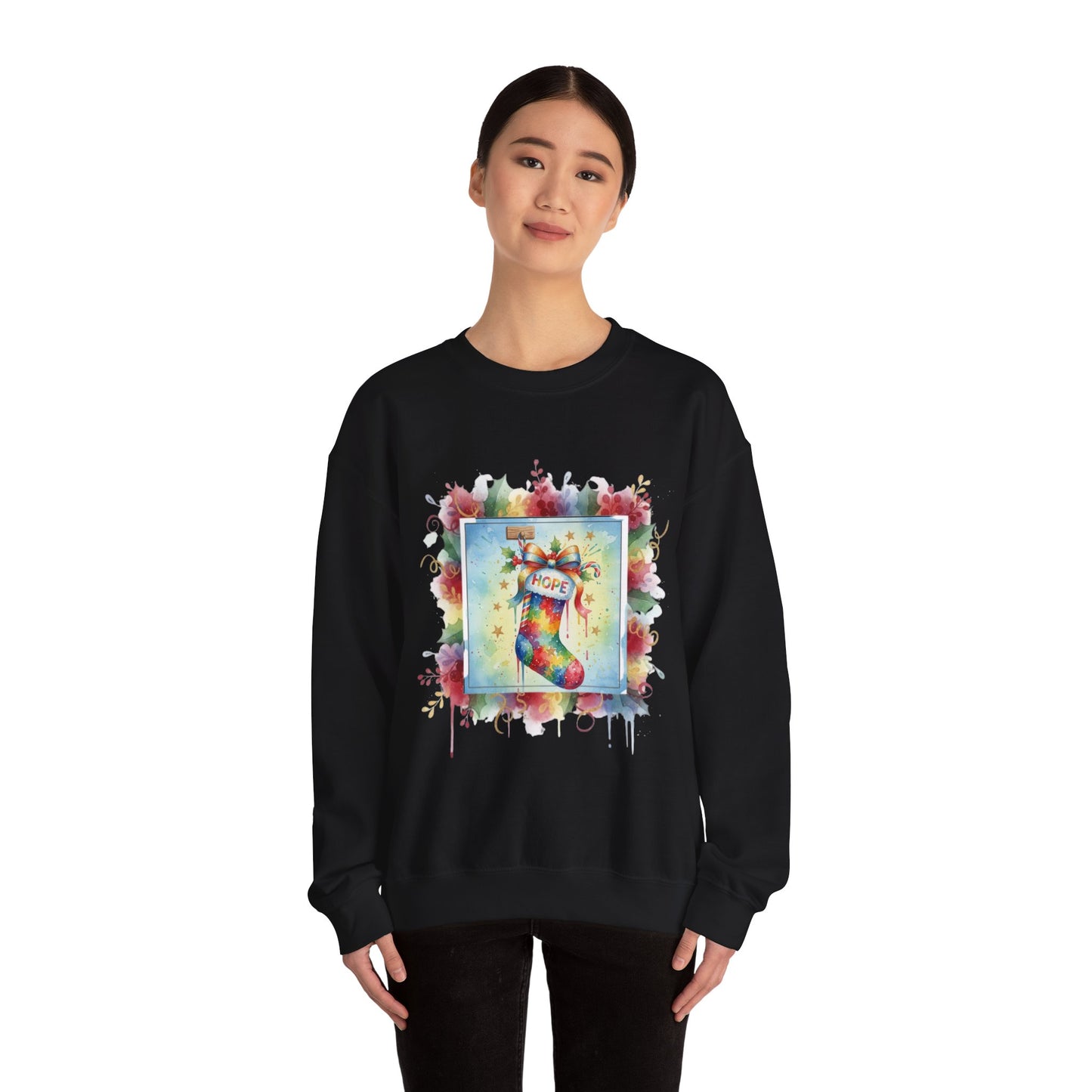 Hopeful Holiday Crewneck Sweatshirt