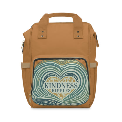Kindness Ripples Multifunctional Diaper Backpack - Stylish Baby Carrier for On-the-Go Parents