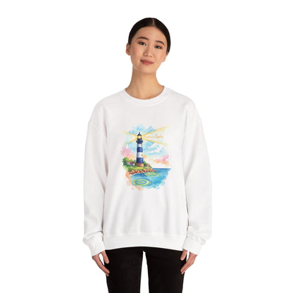Lighthouse Serenity Crewneck Sweatshirt - Unisex Heavy Blend™