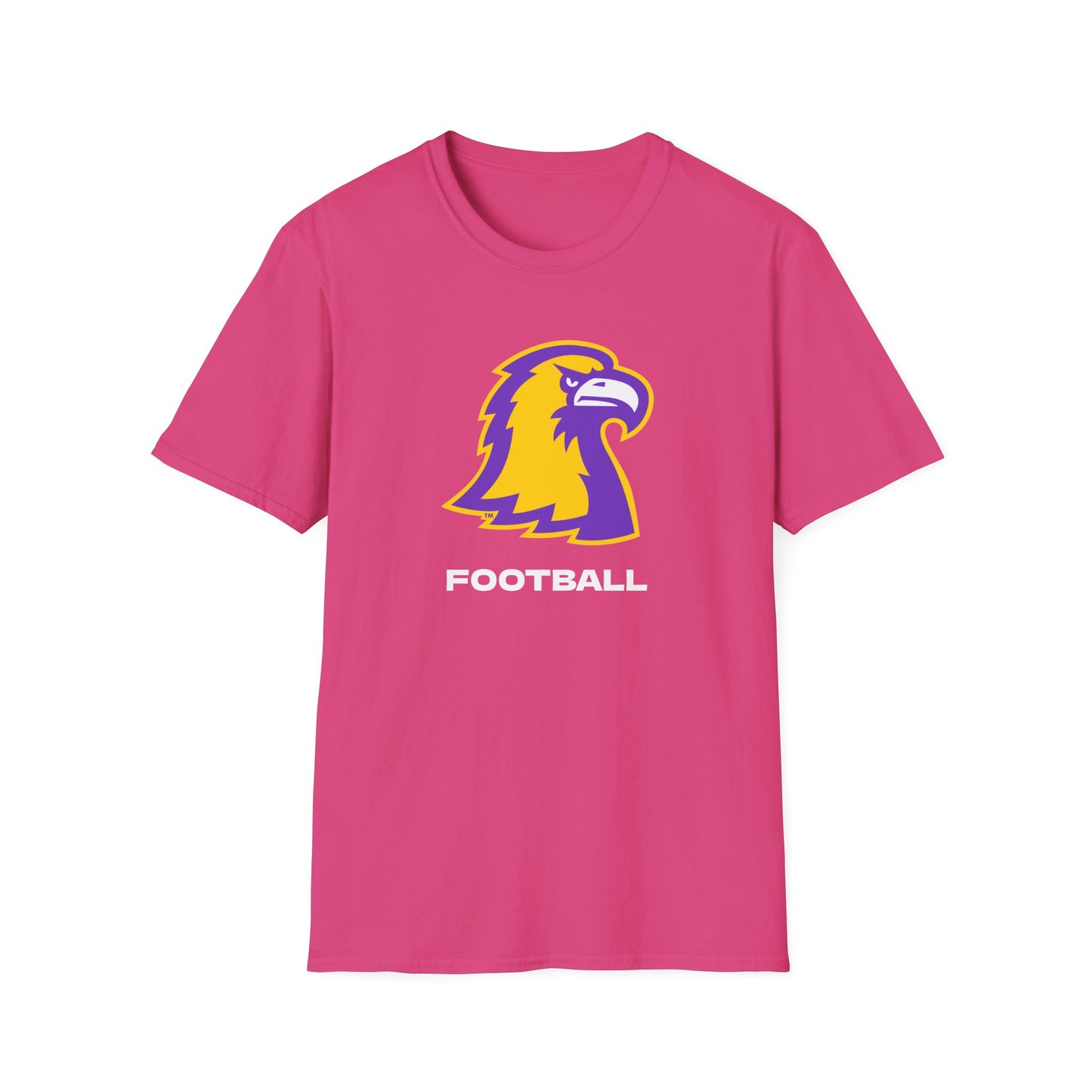 Eagle Football Team T-Shirt — Purple & Gold Mascot Tee
