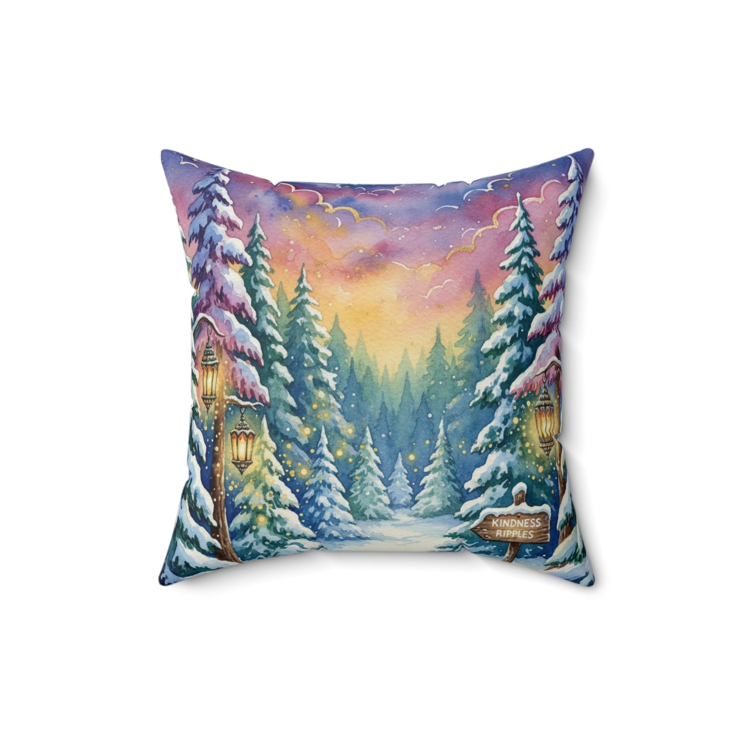 Winter Wonderland Square Pillow