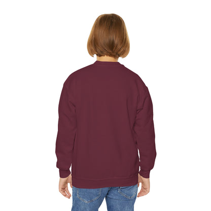 Cute Gingerbread Youth Crewneck Sweatshirt for Holiday Cheer