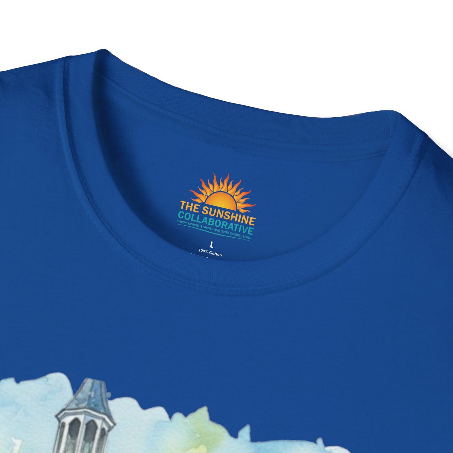 Watercolor Church Unisex Softstyle T-Shirt - Homage to the St. William Community