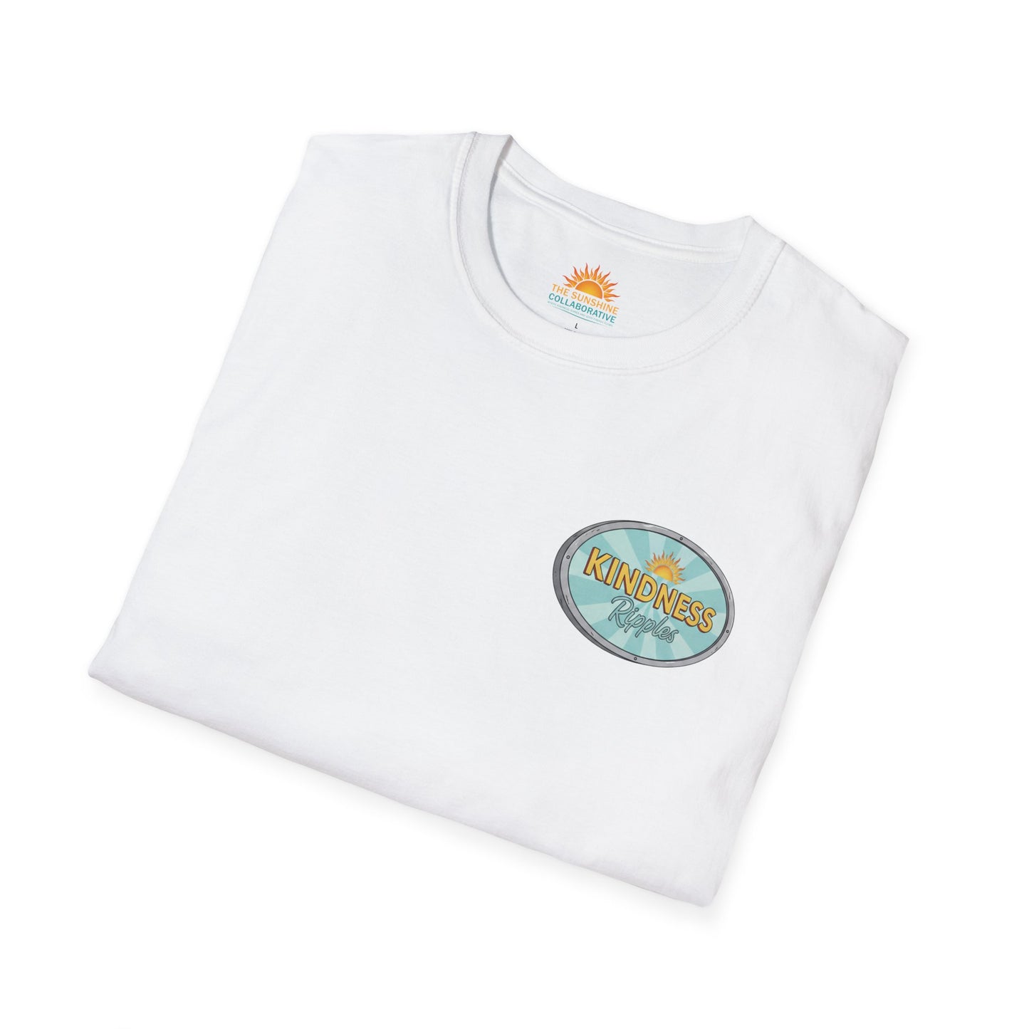 Sunshine Collaborative Unisex T-Shirt, Kindness Vibes Tee, Feel Good Shirt, Gift for Friends, Motivational Apparel, Beach Day Outfit