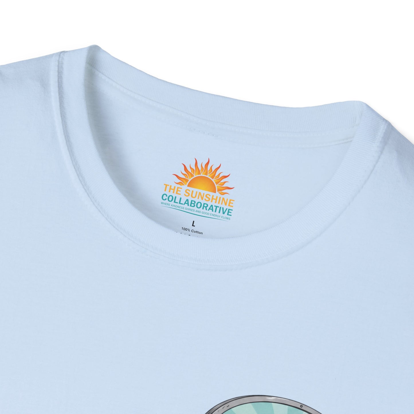 Sunshine Collaborative Unisex T-Shirt, Kindness Vibes Tee, Feel Good Shirt, Gift for Friends, Motivational Apparel, Beach Day Outfit