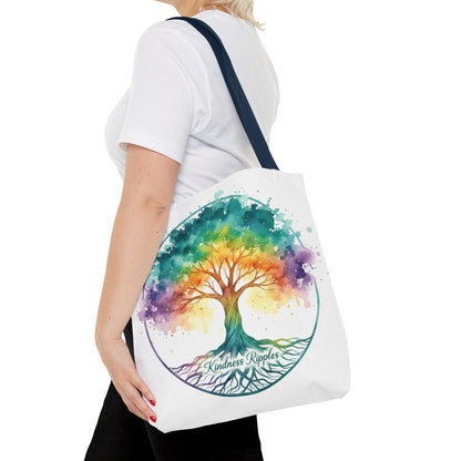 Colorful Kindness Tree Tote Bag