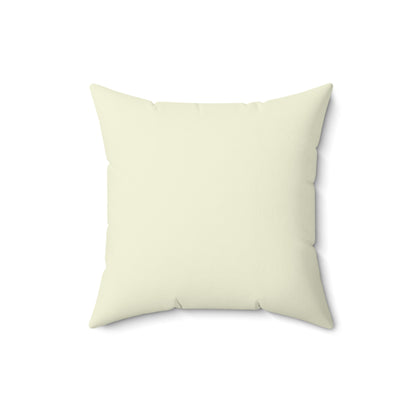 Kayaking Hearts of Hope Square Throw Pillow — Nature Lover Accent Pillow
