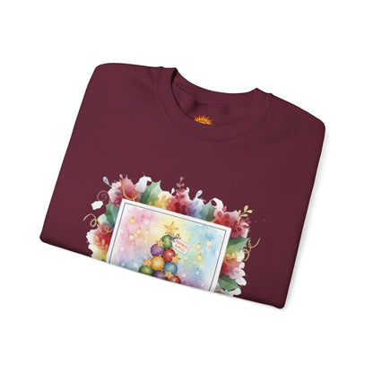 “Festive Ornaments” Unisex Crewneck Sweatshirt - Cozy Holiday Vibes