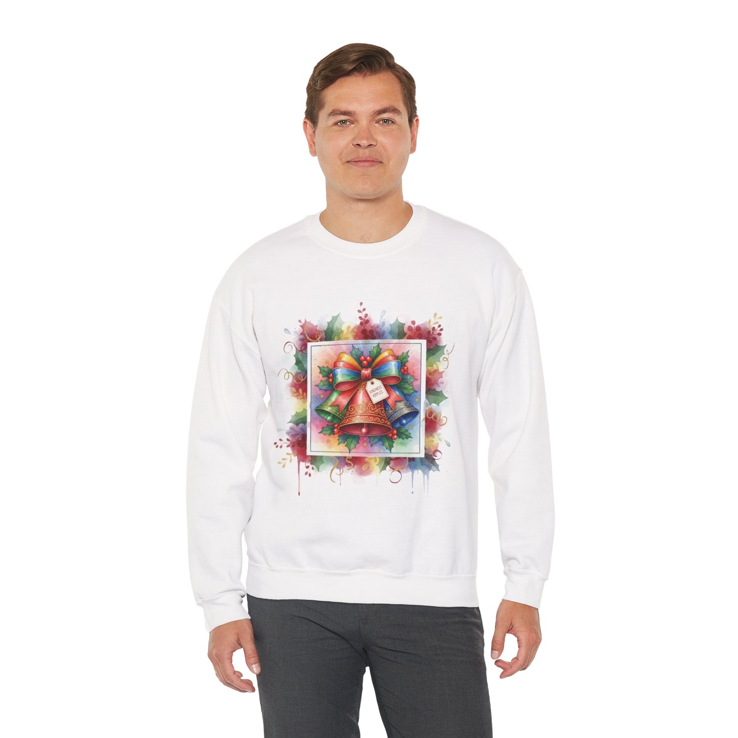 Christmas Bell Crewneck Sweatshirt | Festive Holiday Apparel