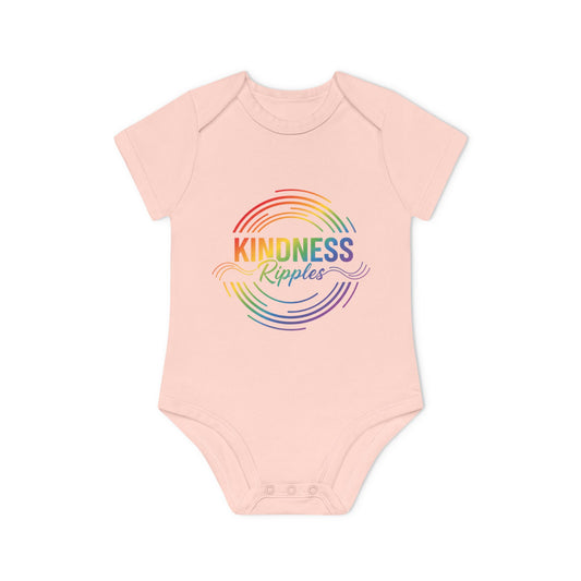 Rainbow Kindness Baby Bodysuit | Organic Baby Clothes, Cute Gift for Baby Showers, Infant Outfit, First Birthday, Cute Baby Gift