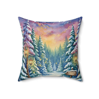 Winter Wonderland Square Pillow