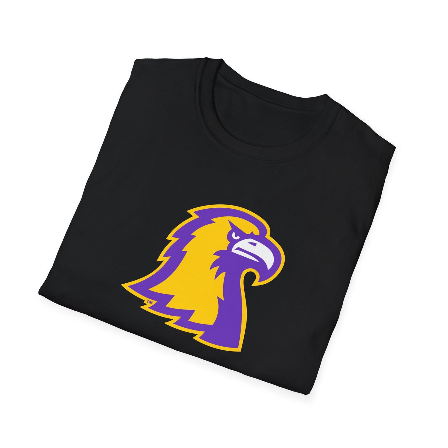 Eagle Football Team T-Shirt — Purple & Gold Mascot Tee