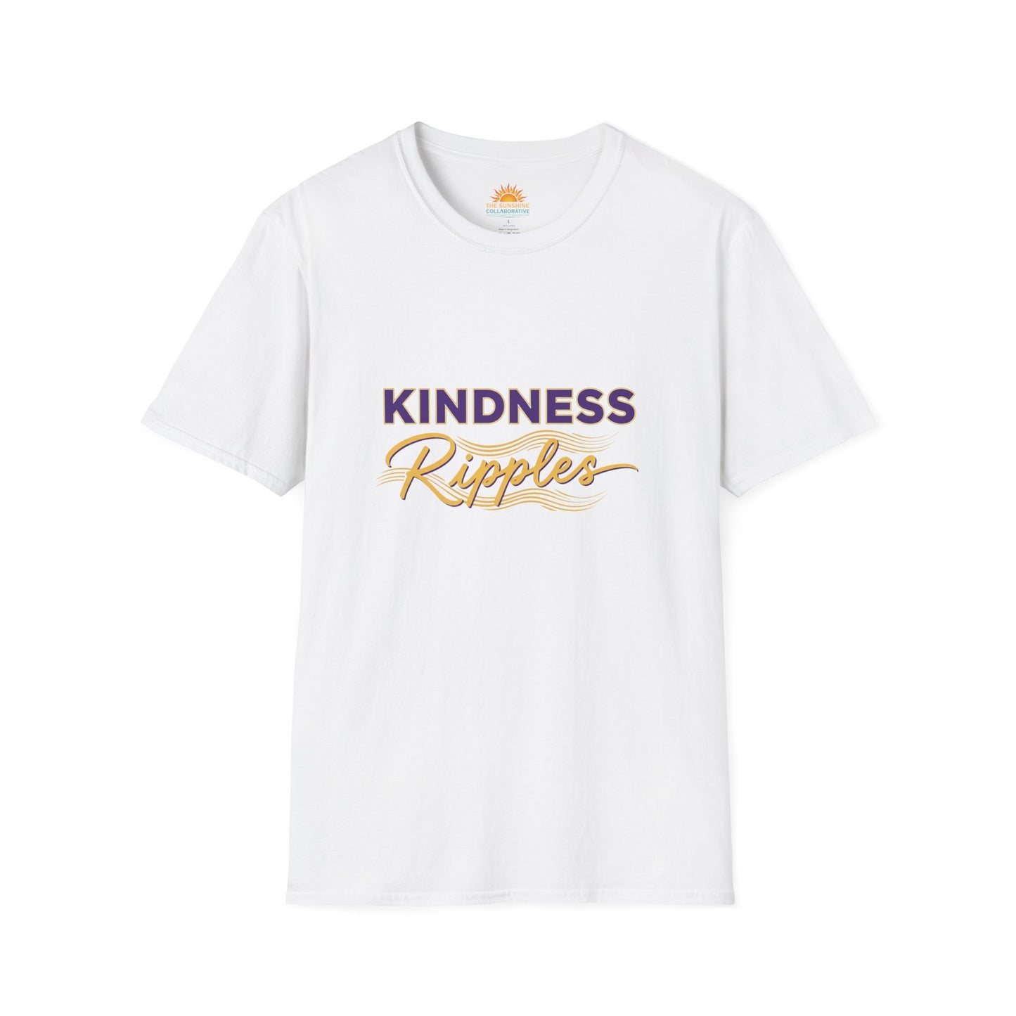 BEACH - Unisex Softstyle T-Shirt, Kindness Ripples Tee, Inspirational Apparel, Great for Summer, Perfect Gift, Casual Wear, Unisex Fashion