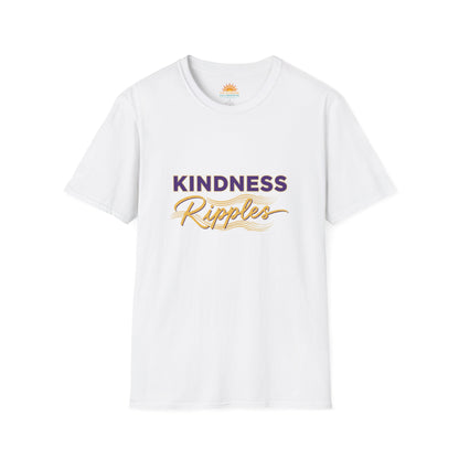 BEACH - Unisex Softstyle T-Shirt, Kindness Ripples Tee, Inspirational Apparel, Great for Summer, Perfect Gift, Casual Wear, Unisex Fashion