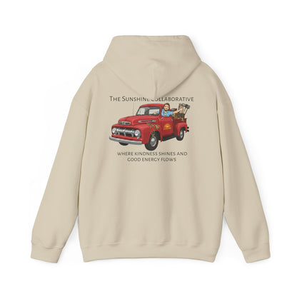 Sunshine Throwback Hoodie - Cozy Unisex Sweatshirt, Relaxed Fit, Inspirational Gift, Summer Vibes, Drive-In Movie Night