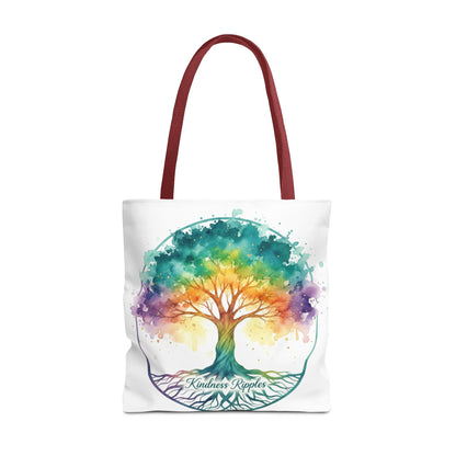 Colorful Kindness Tree Tote Bag