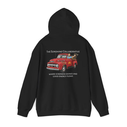 Sunshine Throwback Hoodie - Cozy Unisex Sweatshirt, Relaxed Fit, Inspirational Gift, Summer Vibes, Drive-In Movie Night