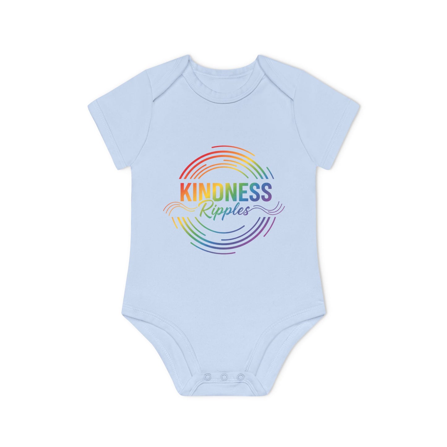 Rainbow Kindness Baby Bodysuit | Organic Baby Clothes, Cute Gift for Baby Showers, Infant Outfit, First Birthday, Cute Baby Gift