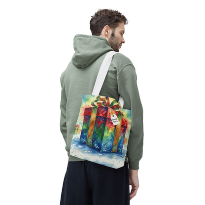 Colorful Gift Tote Bag - Perfect for Holidays & Celebrations -Simple message of Kindness - Reusable
