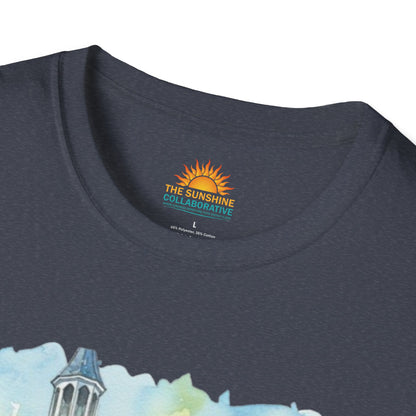 Watercolor Church Unisex Softstyle T-Shirt - Homage to the St. William Community