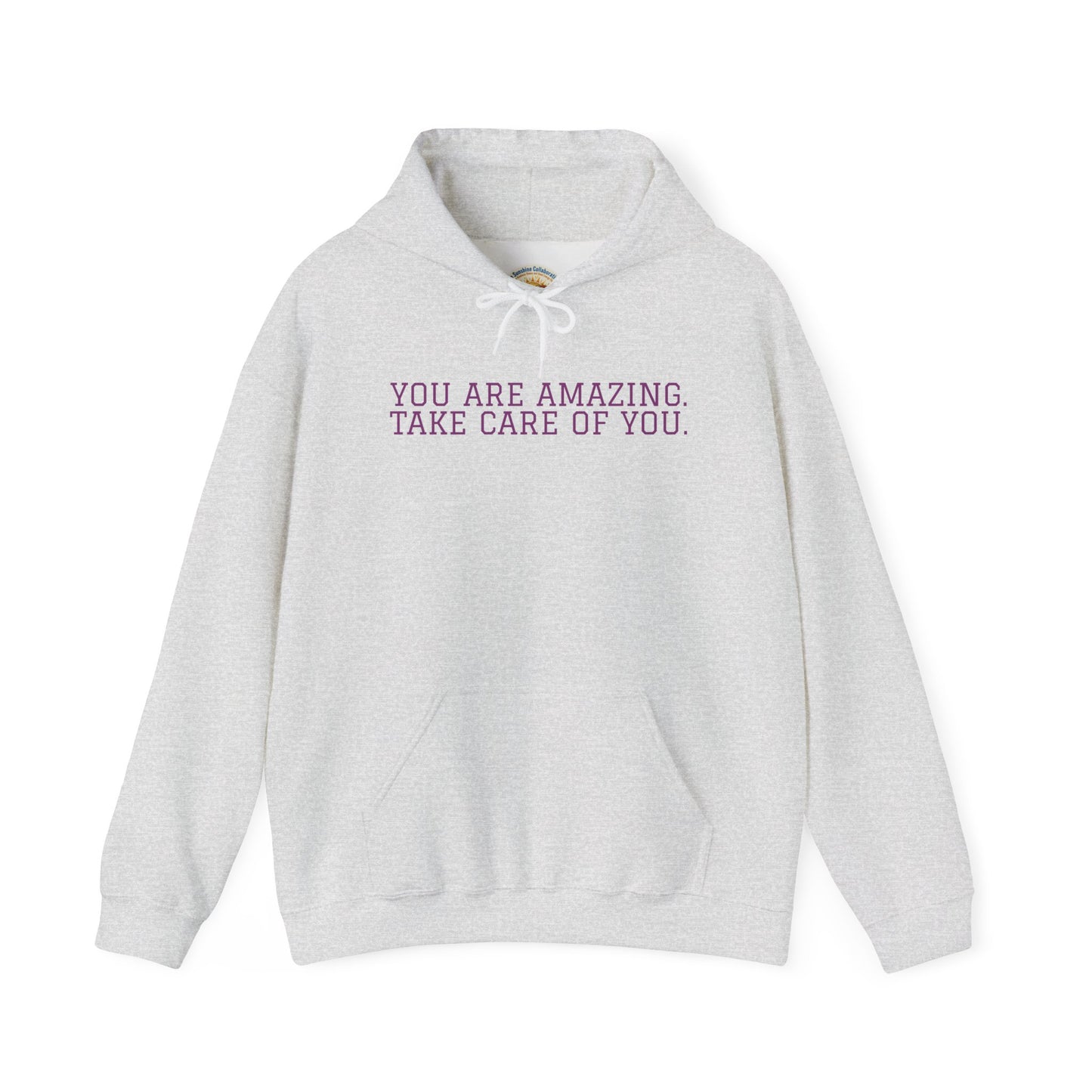 You Are Amazing Hoodie — Positive Message Dolly Sun Graphic Sweatshirt