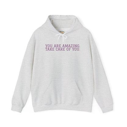 You Are Amazing Hoodie — Positive Message Dolly Sun Graphic Sweatshirt
