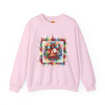 Christmas Bell Crewneck Sweatshirt | Festive Holiday Apparel