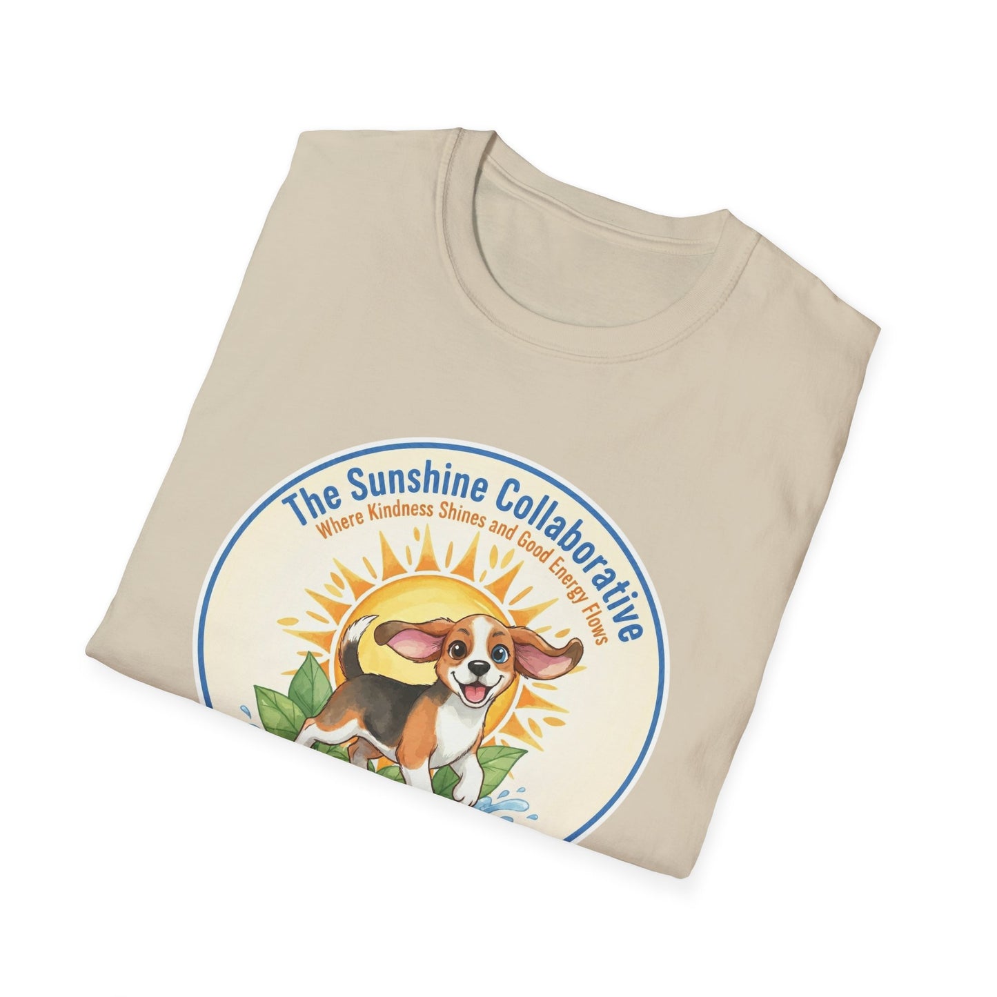 T-Shirt — 'The Sunshine Collaborative' Cute Beagle Sun Logo