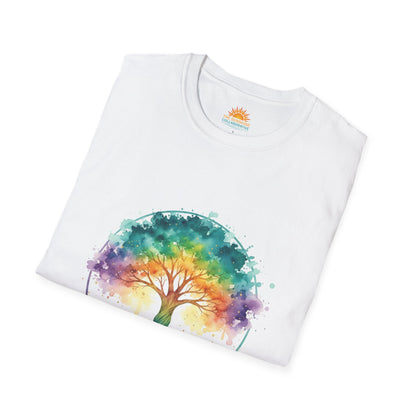 Vibrant Tree of Life Unisex Softstyle T-Shirt