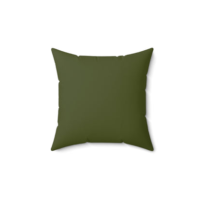 K9 German Shepherd Decorative Pillow – Military Green Dog Lover Throw Pillow