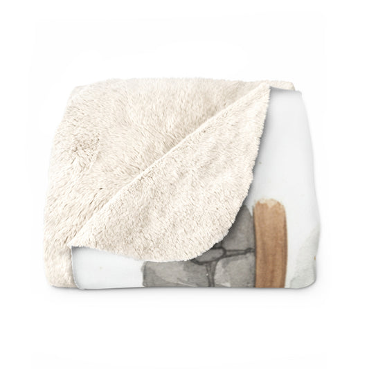 Sweet yellow lab. Oh so cute! Sherpa Blanket — 'Kindness Ripples' Holiday Throw