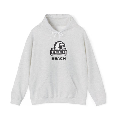 TN Tech Beach Eagle Hoodie — Retro Athletic Logo Pullover