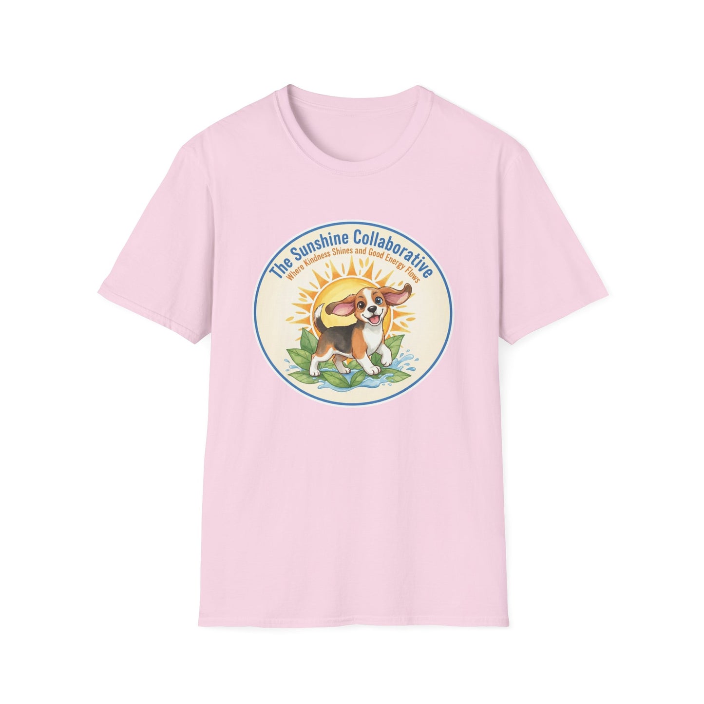 T-Shirt — 'The Sunshine Collaborative' Cute Beagle Sun Logo
