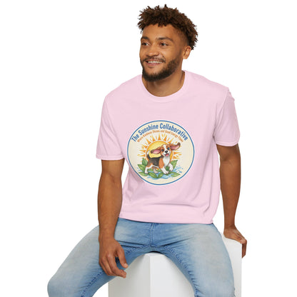 T-Shirt — 'The Sunshine Collaborative' Cute Beagle Sun Logo