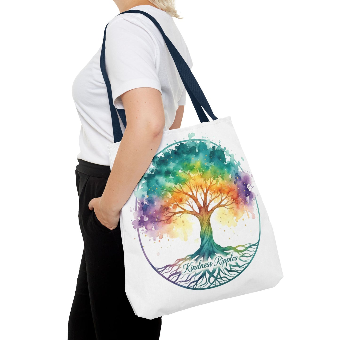 Colorful Kindness Tree Tote Bag