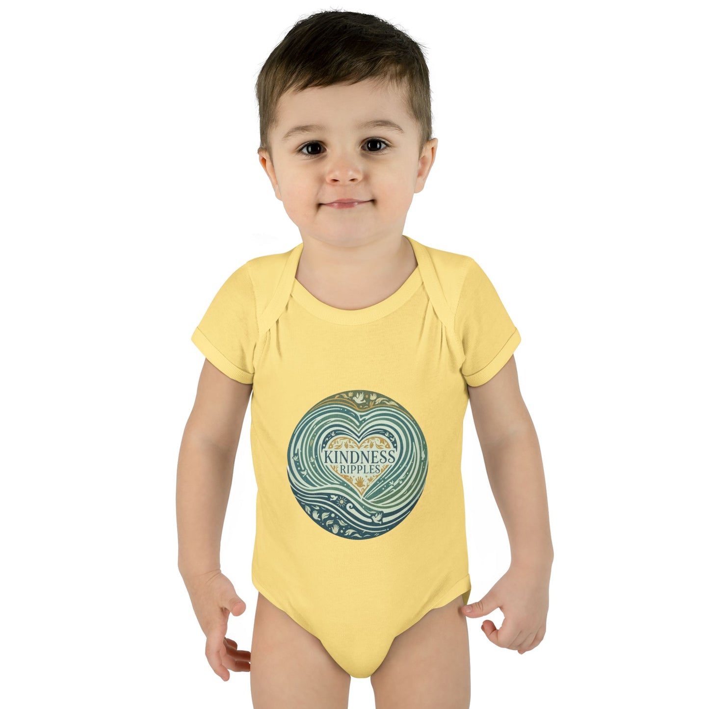 Kindness Ripples Infant Baby Bodysuit - Cute Baby Clothes for Newborns