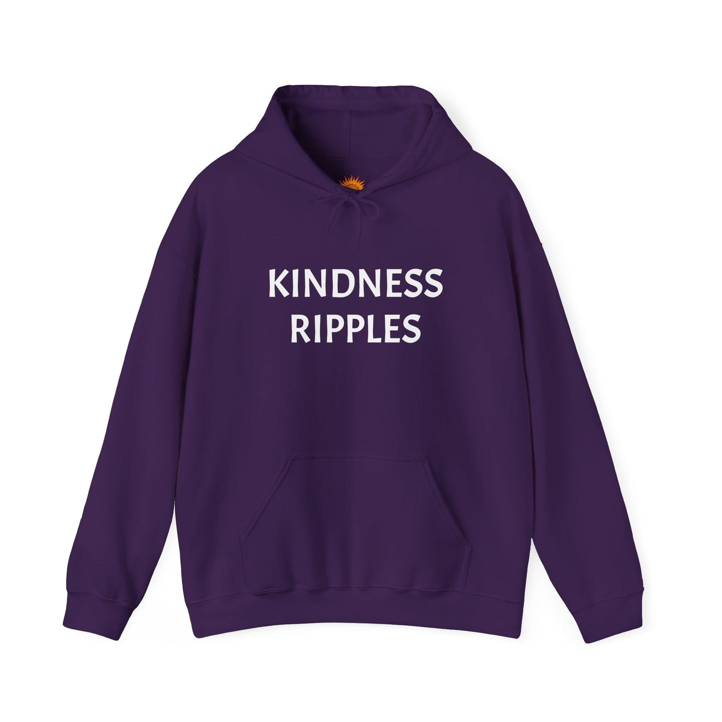 Kindness Ripples Unisex Heavy Blend Hooded Sweatshirt - Cozy and Inspiring Gift