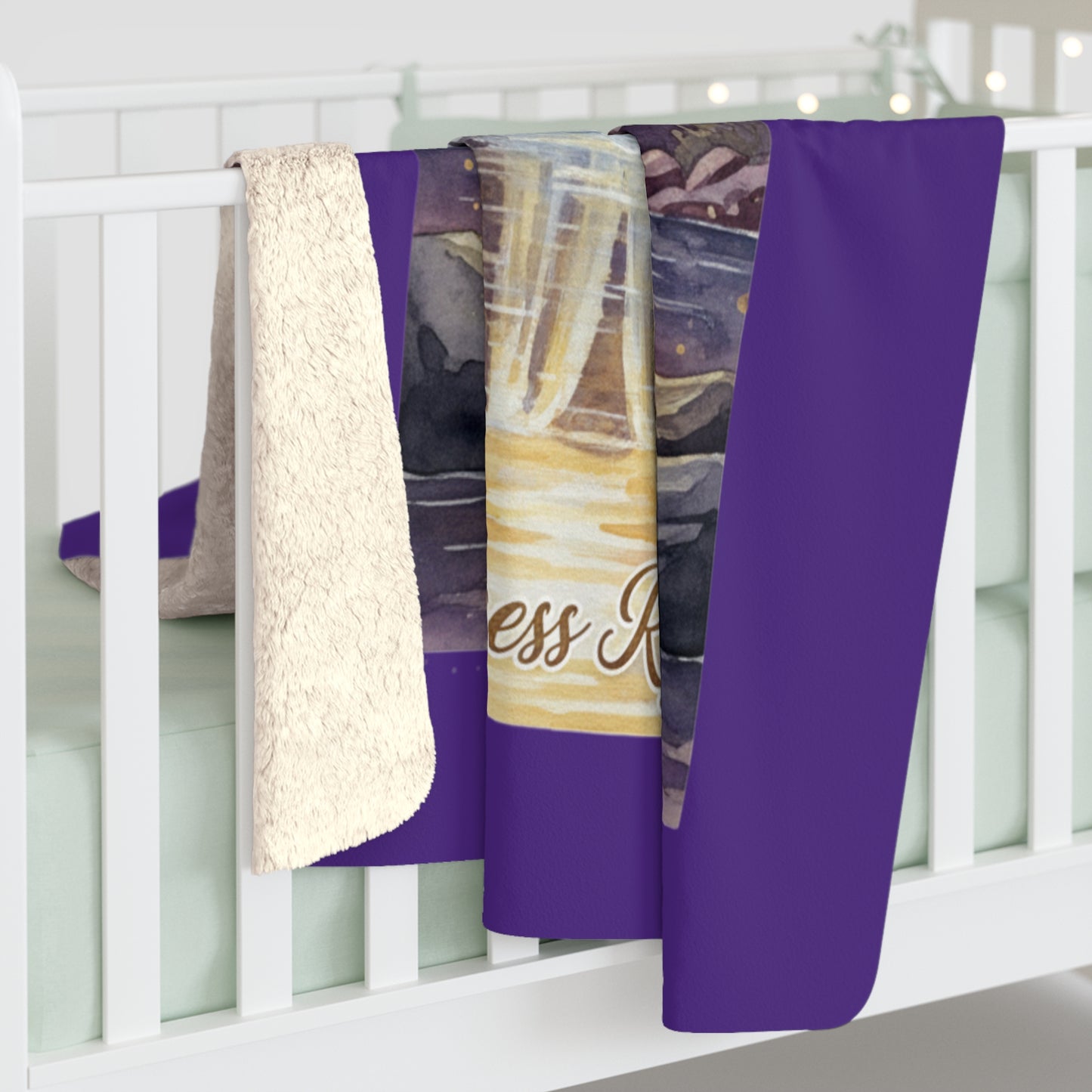 TN Waterfalls Sherpa Fleece Kindness Ripples Blanket - Cozy Floral Throw for Comfort and Inspiration, Cookeville, TN, Dogwoods, Eagle, Waterfalls