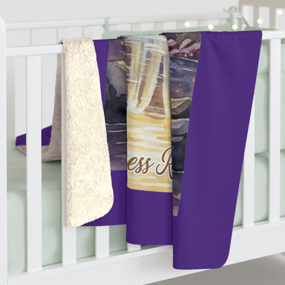 TN Waterfalls Sherpa Fleece Kindness Ripples Blanket - Cozy Floral Throw for Comfort and Inspiration, Cookeville, TN, Dogwoods, Eagle, Waterfalls