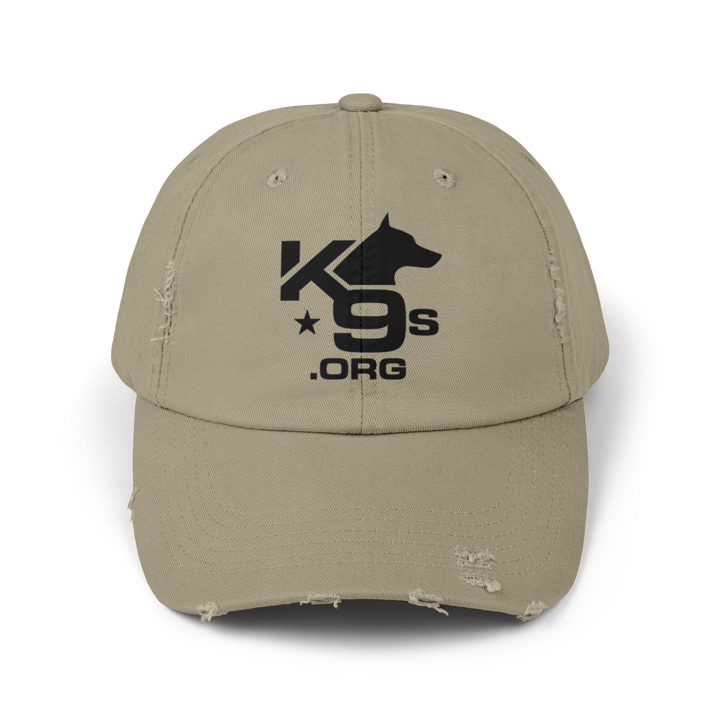 K9s.org Distressed Baseball Cap – Tactical Dog Rescue Logo Hat