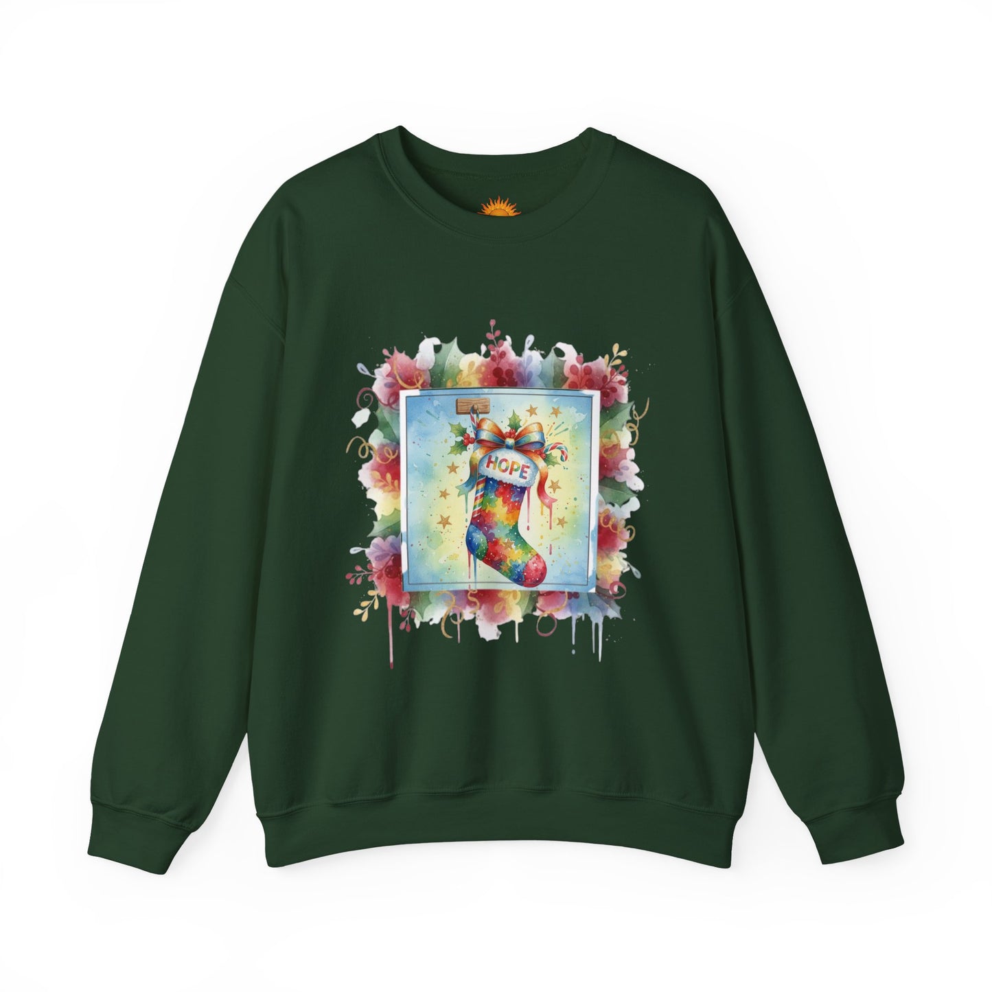 Hopeful Holiday Crewneck Sweatshirt