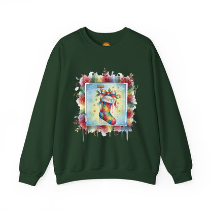 Hopeful Holiday Crewneck Sweatshirt