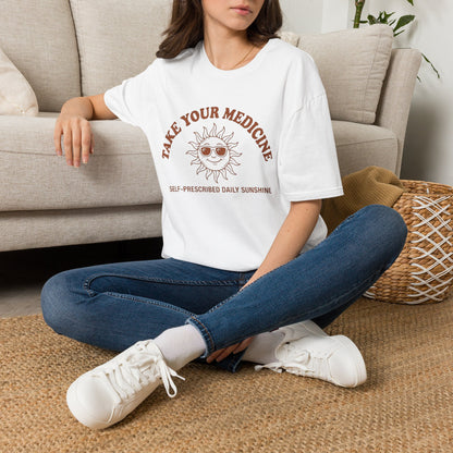 Take Your Medicine Sun T-Shirt — Self‑Prescribed Daily Sunshine Graphic Tee