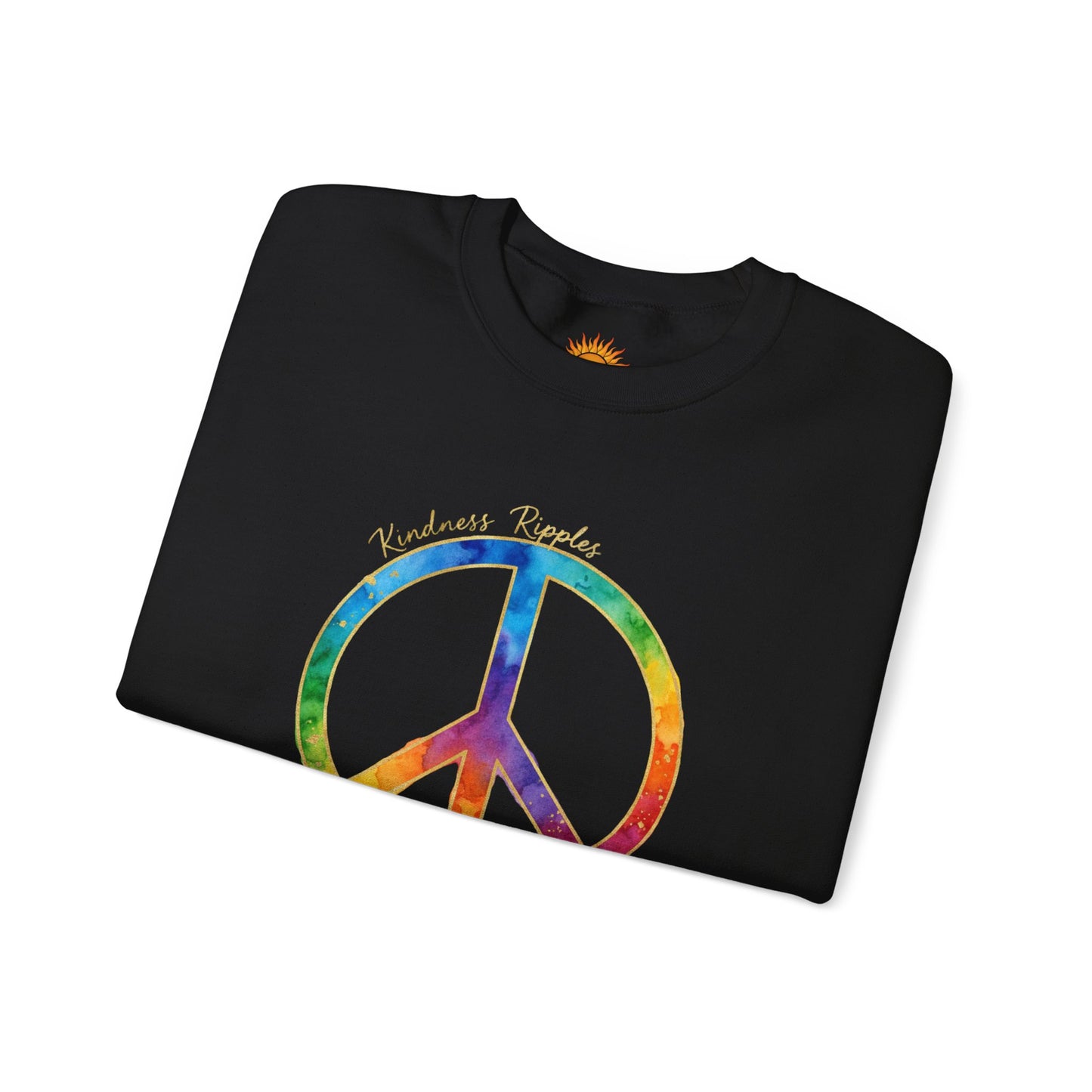 Peace Love Crewneck Sweatshirt - Unisex Heavy Blend™