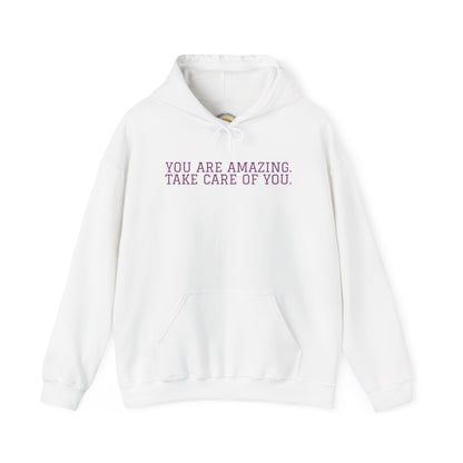 You Are Amazing Hoodie — Positive Message Dolly Sun Graphic Sweatshirt
