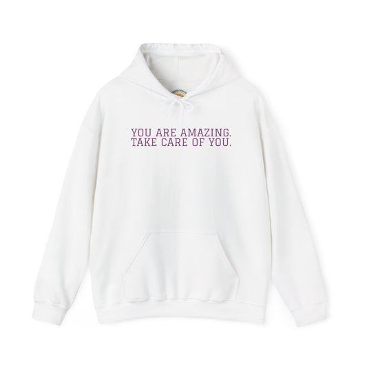 You Are Amazing Hoodie — Positive Message Dolly Sun Graphic Sweatshirt